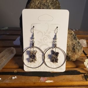 Handmade butterfly earrings